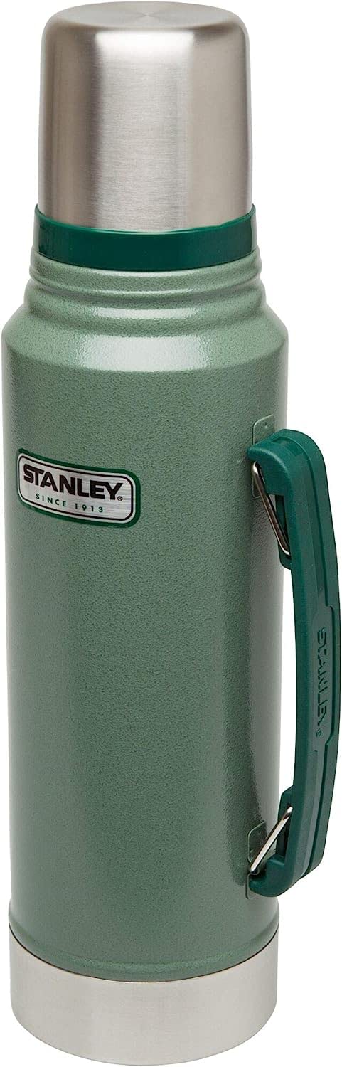Stanley Classic Vacuum Insulated Wide Mouth Bottle - BPA-Free 18/8 Stainless Steel Thermos for Cold & Hot Beverages – Keeps Liquid Hot or Cold for Up STANLEY