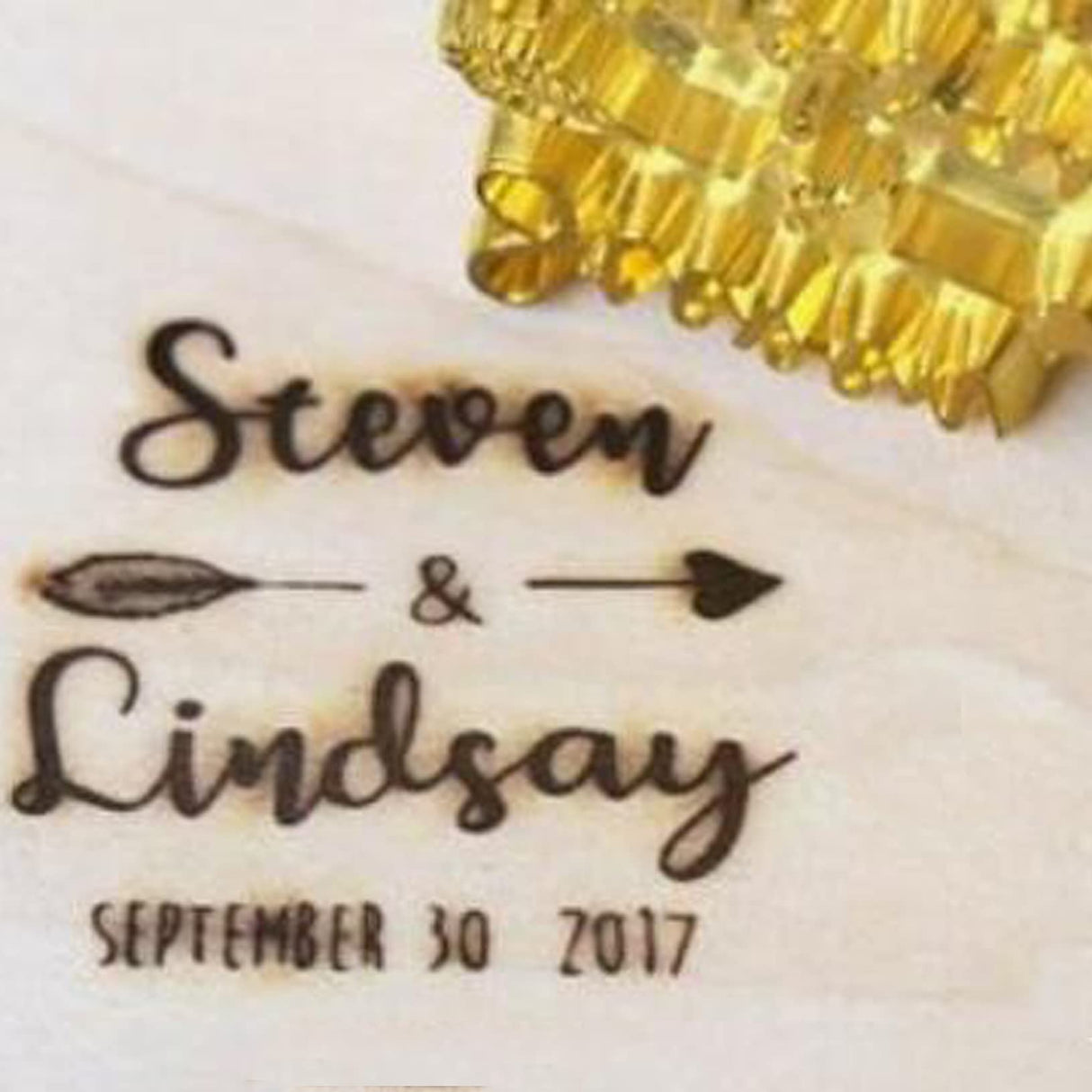 Custom Wood and Leather Branding Iron Stamp with Handle - Personalised BBQ Heat Stamp 1.5"x1.5" Arokimi