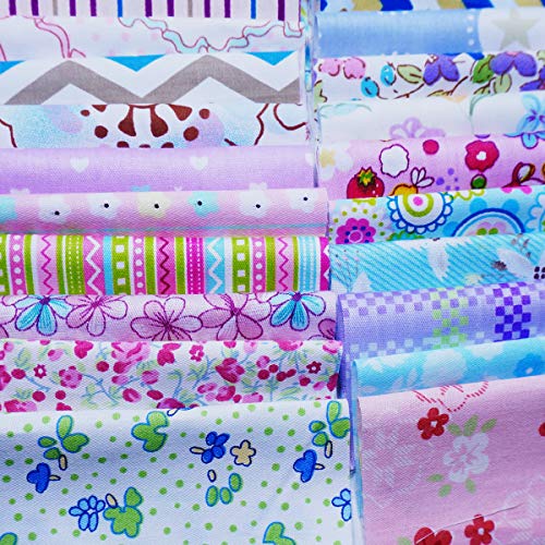 levylisa 200 PCS 4'' x 4''100% Precut Cotton Fabric Bundles, DIY Sewing Quarters Bundle, Cotton Quarter Fabric Bundle, Precut Fabric, Quilting Fabric levylisa