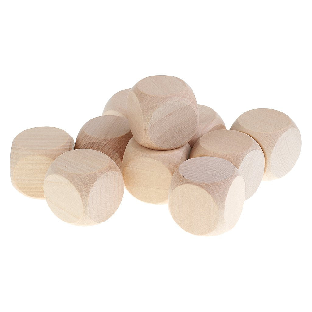 Large Blank Wooden Blank 40mm for DND MTG Toys Harilla