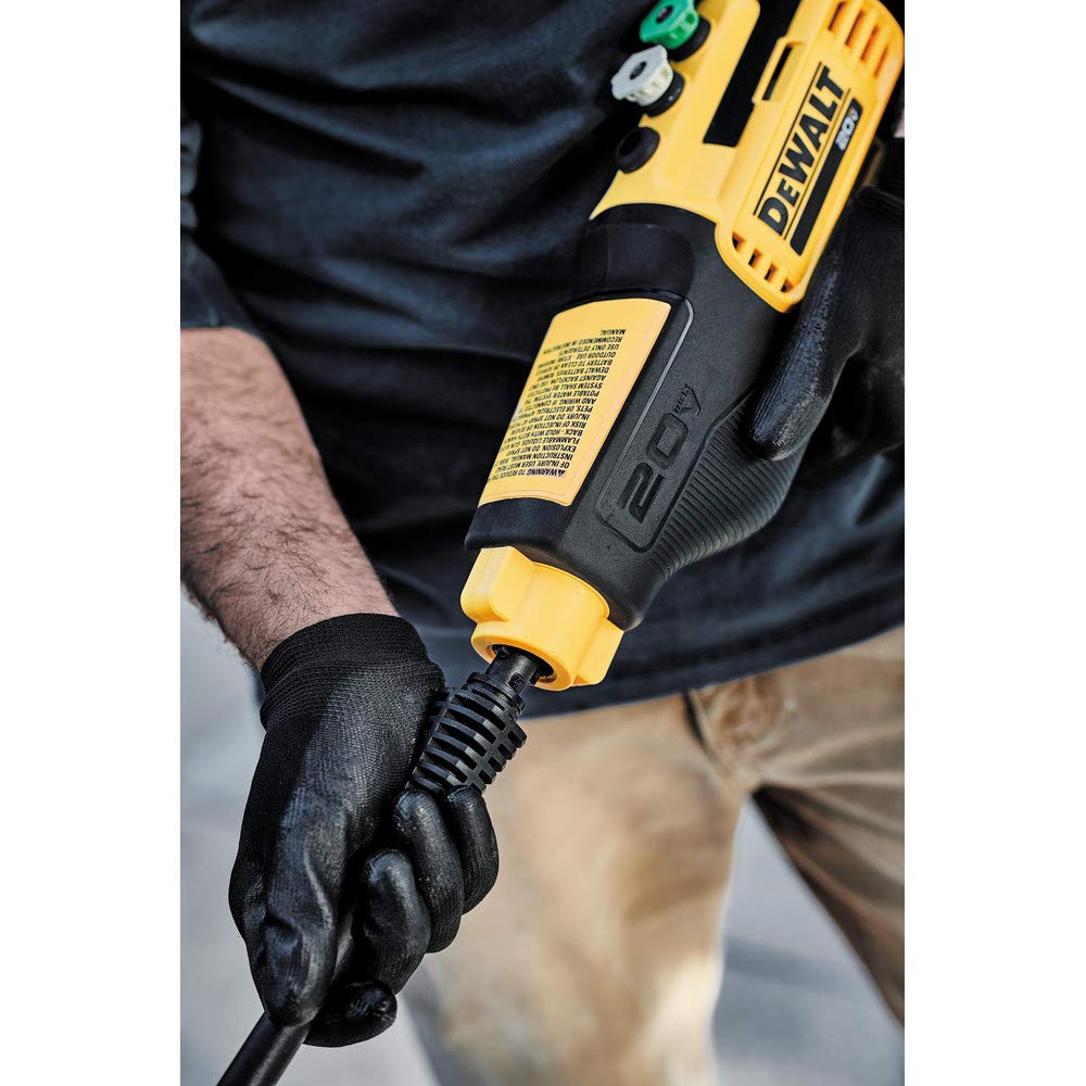 DEWALT Cordless Pressure Washer, Power Cleaner, 550-PSI, 1.0 GPM, Battery & Charger Included (DCPW550P1) DEWALT