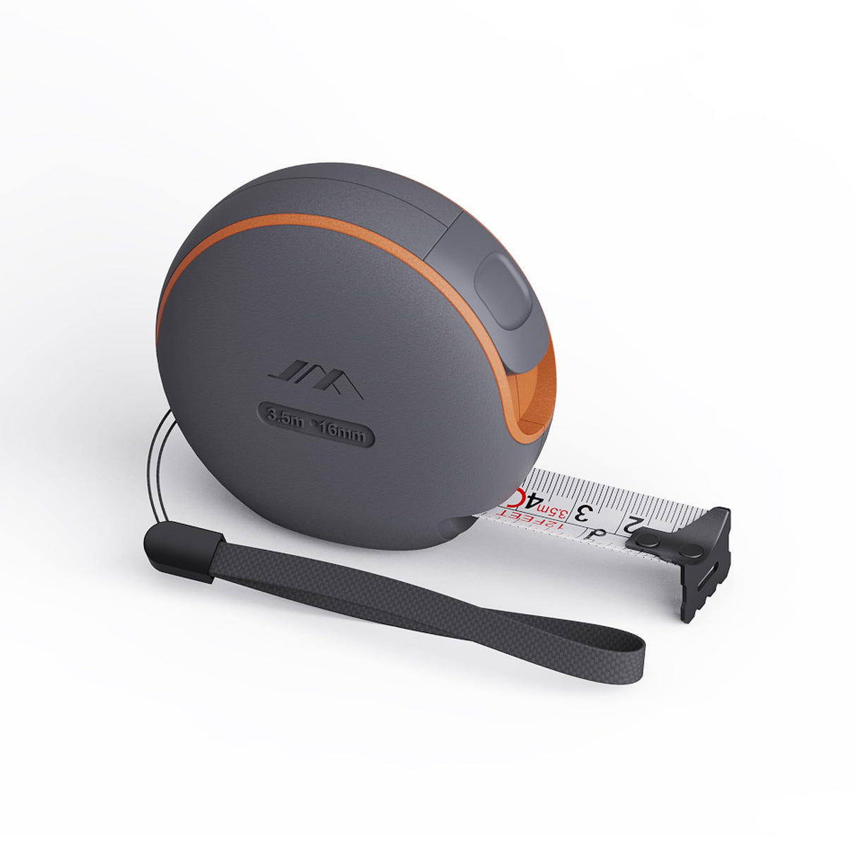 JIMIHOME Household Tool Essential 12 Ft. Tape Measure 3.5 m Metric Imperial Wear Corrosion Resistant Nylon-Coating Impact-Resistant Retraction Speed JIMIHOME