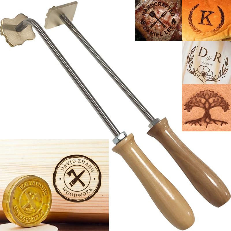 Customisable Metal Branding Iron for Wood, Leather, and More - Personalised Design by KoelntDIY KoelntDIY