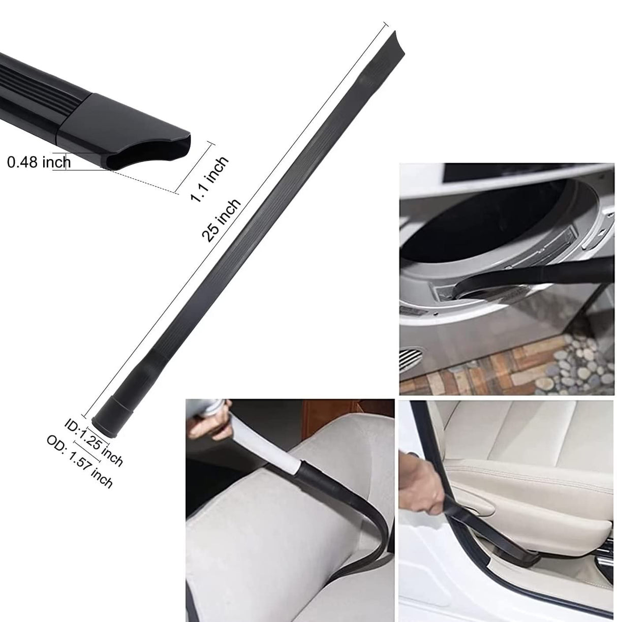 Vacuum Attachments for Shop vac Accessories 1 1/4 inch 1 3/8 inch Vacuum Cleaner Accessories, Universal Vacuum Hose Adapters MZY LLC