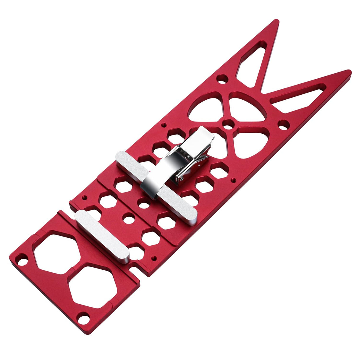 Aluminum Track Saw Square Guide 13.4"CNC Milled 90° Right Angle Stop for Circular Saws, Compatible with Festool & Makita Rails - Durable, ViewReal