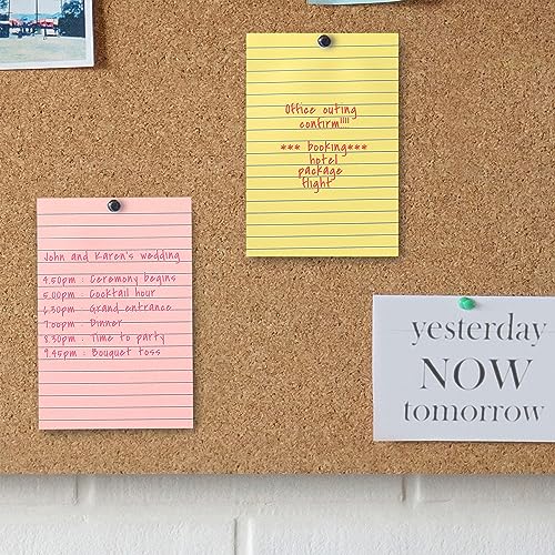 Mr. Pen- Lined Sticky Notes 4x6, 6 Pads, 45 Sheet/Pads, Morandi Colors, Sticky Notes with Lines, Sticky Note Pads, Sticky Pads, Sticky Notes Lined, Mr. Pen