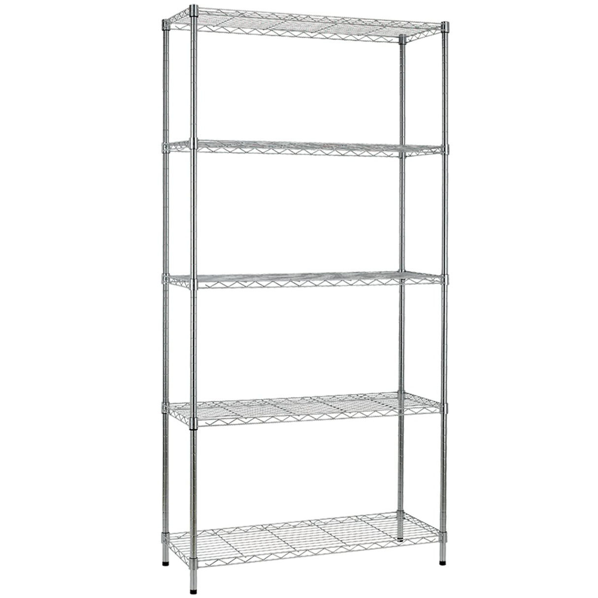5 Tier Metal Storage Shelves 36" L x 14" W x 72" H Adjustable Wire Shelving Unit 1250LBS Metal Shelves Garage Storage Pantry Shelves Storage Rack XXkseh