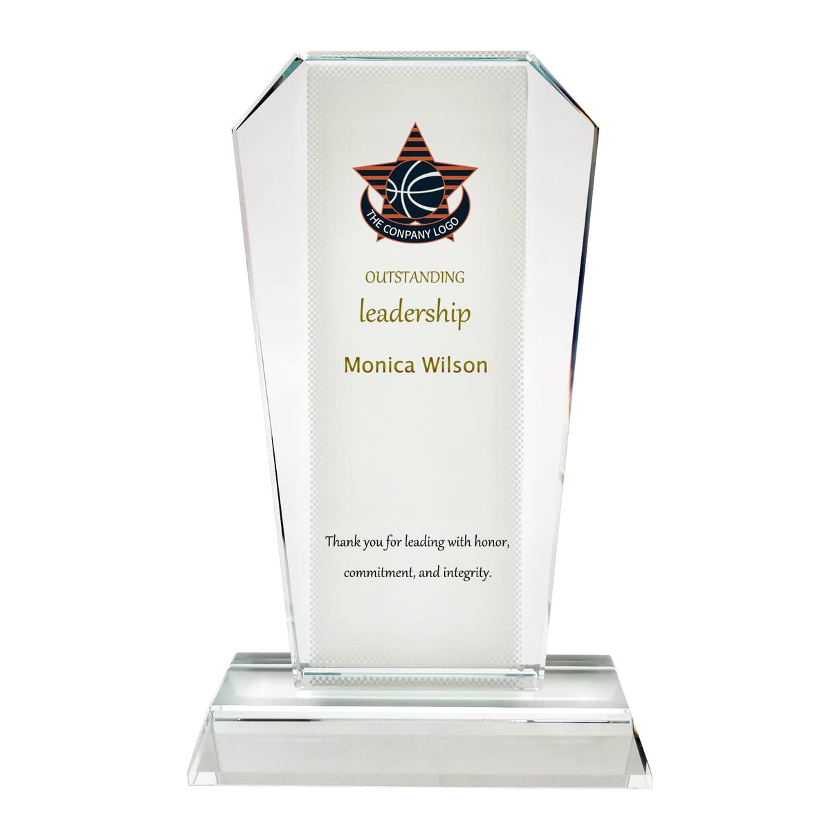 Ismosm Sublimation Blanks Products Crystal Plaque Blank Tabletop Decor Decorative Signs Award Plaque Custom Photo Picture Frame DIY Gifts with Gift Ismosm