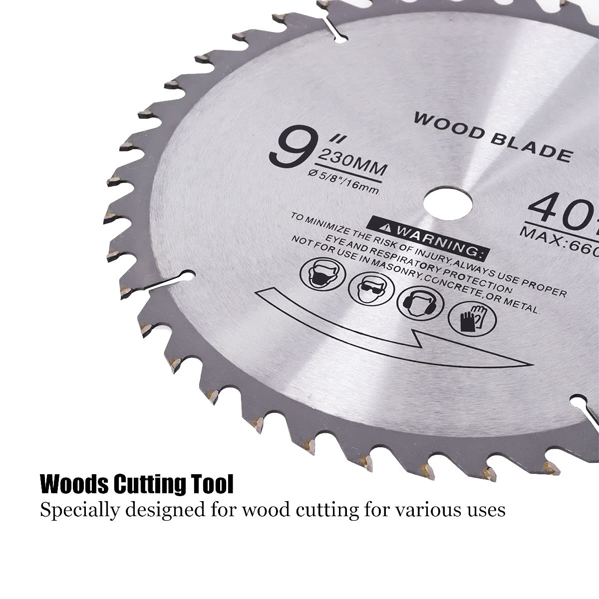 Table Saw Blade ๐ผ๐๐๐๐๐
๐ 9 inch 5/8 Arbor 40T Universal Fit Common Steel Blade for Wooden (2 Pack) 9" Circular Saw Blade Wadoy