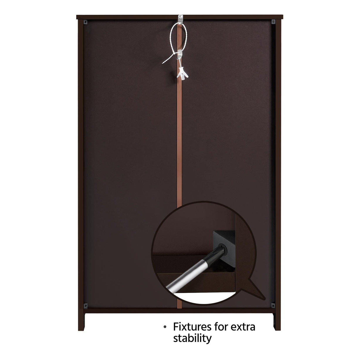 Yaheetech Wood Bathroom Floor Cabinet with 3 Drawers &1 Cupboard, Free Standing Storage Organizer Hallway Entryway Cabinet for Living Room Kitchen, Yaheetech