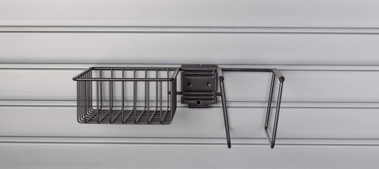 HandIWall Sports Accessory Kit with Locking Bracket Hooks for Slatwall Panel Organization HandIWall