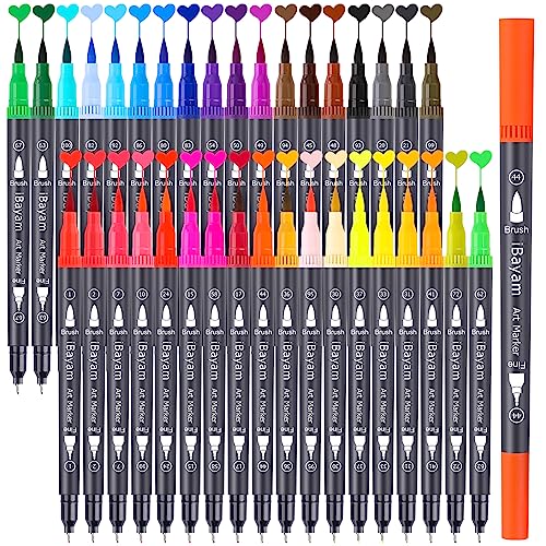  iBayam Journal Pens Fine Point Markers Fine Tip Drawing Pen  Porous Fineliner Pens for Journaling Writing Note Taking Calendar Coloring  Art Office School Supplies, Mars Black, 18-Pack : Office Products