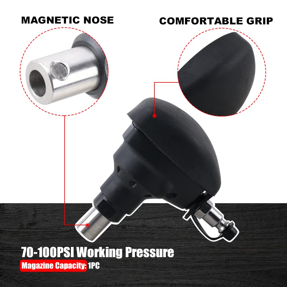 AEROPRO TOOLS Palm Nailer Pneumatic with Magnetic Tip, Joist Hanger Nail Gun, Metal Connector Nailer, Mini Air Palm Nailer, Pneumatic Nail Hammer, AEROPRO TOOLS INC