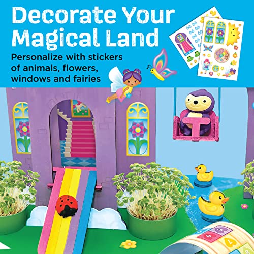 Creativity for Kids Build & Grow Magical Land - Unicorn Craft, 5-in-1 Kids Activities, Unicorn Castle Toy, Kids Gifts for Ages 6-8+ Creativity for Kids