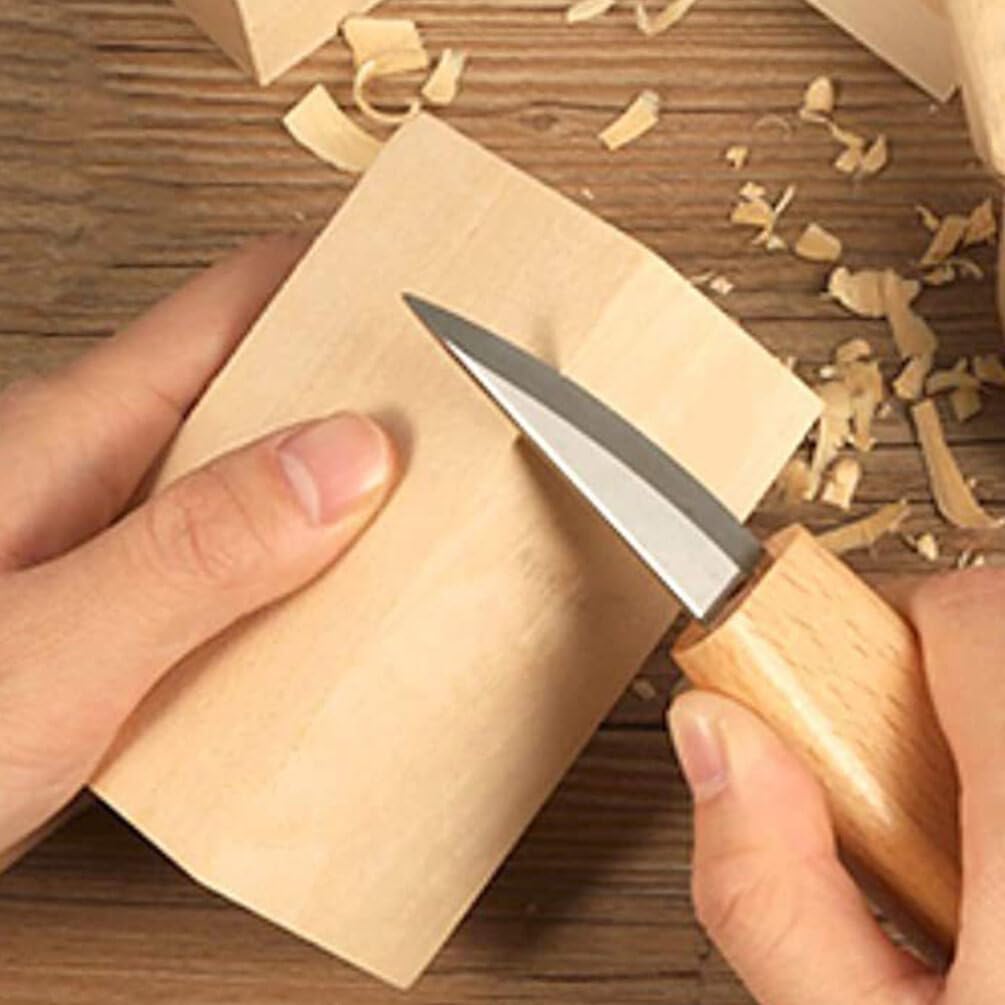 VILLCASE Unfinished Wooden Block :10pcs Whittling Wood Carving Blocks Basswood for Carving Unfinished for Crafts Wooden Block Set Bass Wood for Wood VILLCASE