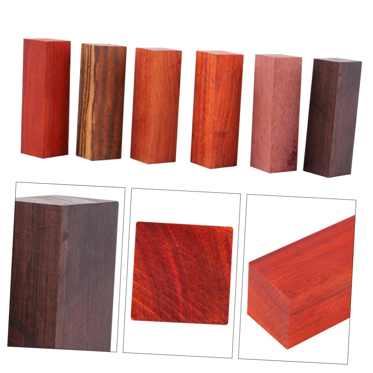 12 Pcs Pen Wood Stabilized Wood Pen Blank Pen Turning Blank Wooden Block Resin Molds Wood Turning Block Ebony Wood Fountain Pen Pens Solid Wood Block Veemoon