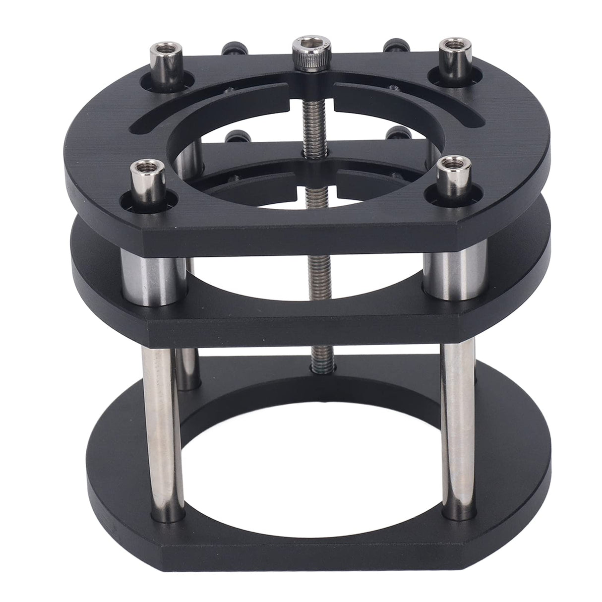 Acogedor Router Lift, Metal Router Lift System for Router Table and Insert Plate, 4 Jaw Clamping, with Strong Grip, ACOGEDOREGTQMO3742 Acogedor