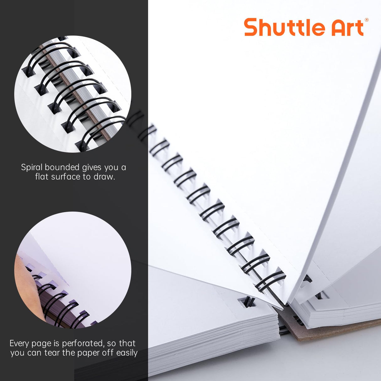 Shuttle Art Alcohol Marker Pad Bundle, Set of 101 Colors Dual Tip Alcohol Markers + 80 Sheets Marker Pad Shuttle Art