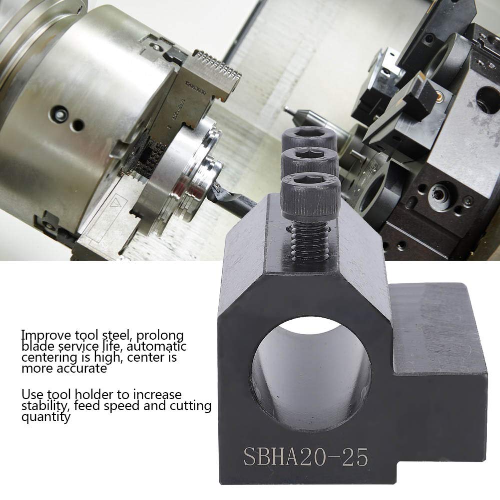 SBHA20-25 Boring Tool Sleeve Milling Lathe Tool, Boring Bar Holder CNC Lathe Inner Diameter Auxiliary Tool Holder CNC Lathe Tool for CNC Engraving SALUTUYA