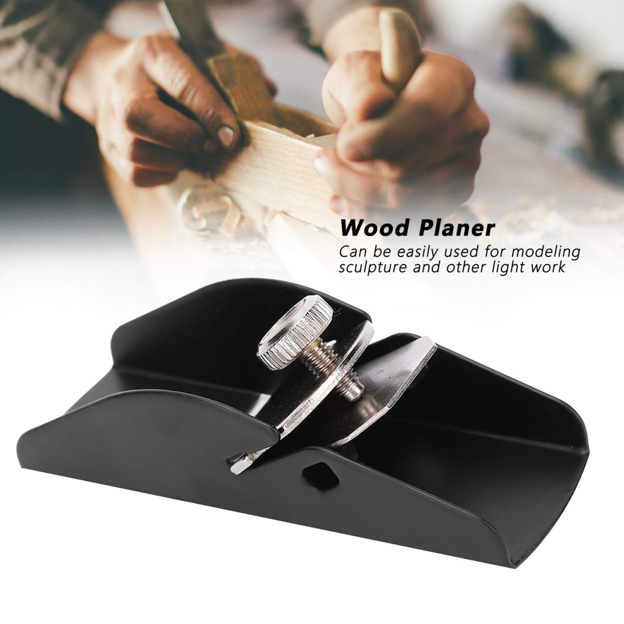 Hand Planer, Trimming Plane Mini Wood Planer Aluminum Alloy Lightweight Woodworking Trimming Carpenter Tools,for Modeling Sculpture and Woodworking POCREATION