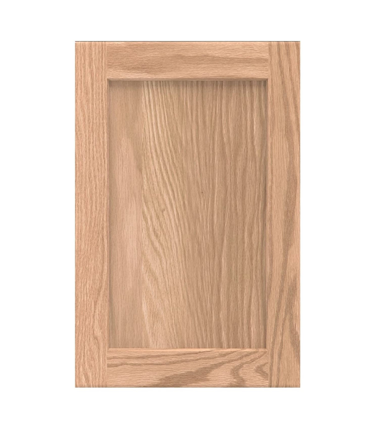 ONESTOCK 12W x 24H Unfinished Oak Kitchen Cabinet Door Replacement, Shaker Style ONESTOCK