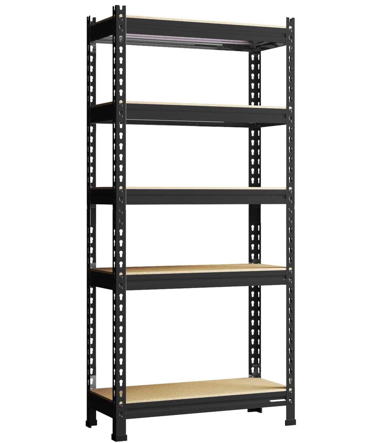 PrimeZone Storage Shelves 5 Tier Adjustable Garage Storage Shelving, Heavy Duty Metal Storage Utility Rack Shelf Unit for Warehouse Pantry Closet PrimeZone