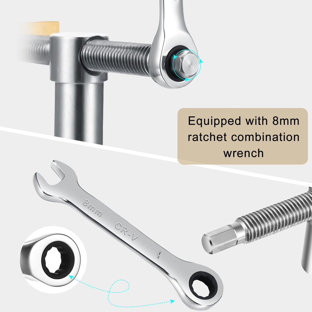 Lanties 4 Pack 3/4 Inch Bench Dogs Clamp Bench Clamp for Woodworking Dog Hole Clamps Woodworking with 8 Pack Bench Dogs Stainless Steel Brass Lanties