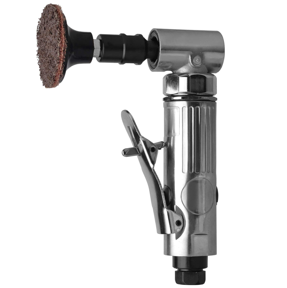 TOOLPEAK 1/4 inch angle air die grinder with 22 pcs 2-inch roll lock sanding discs, polished color angle pneumatic die grinder, air die grinder kit WoodArtSupply