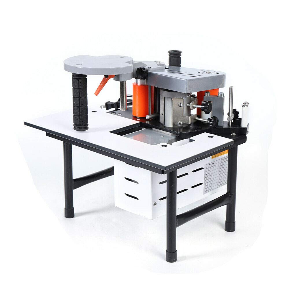 BoTaiDaHong Wood Edge Banding Machine 5 m/min Continuously Variable 765W 10-60mm 110V Portable Single Glue Woodworking Edge Banding Machine Edge BoTaiDaHong