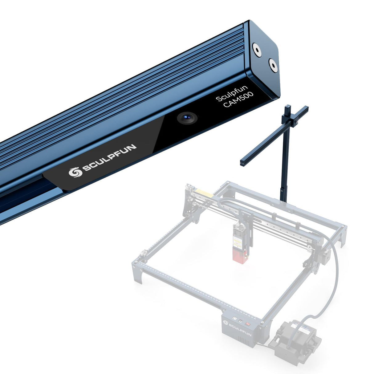SCULPFUN CAM500 Lightburn Camera,Lightburn Camera for Laser Cutter Precise Positioning,HD Recording,Industrial Camera for Laser Engraver,Working SCULPFUN