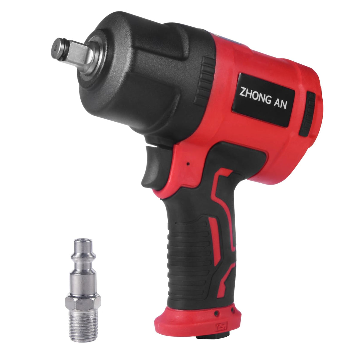 ZHONG AN Air Impact Wrench 1/2 Inch Square Drive, Twin Hammer Heavy Duty 1149 ft.lb Max Loosening Torque, Pneumatic Impact Wrench for Automotive ZHONG AN