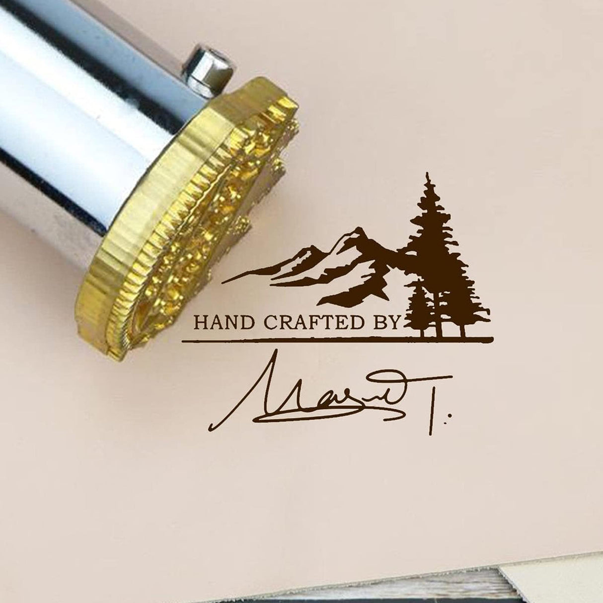 Custom Electric Wood Branding Iron by Arokimi - Personalised Cake Logo BBQ Heat Stamp with Brass Head and Wood Handle for Unique Crafting Arokimi