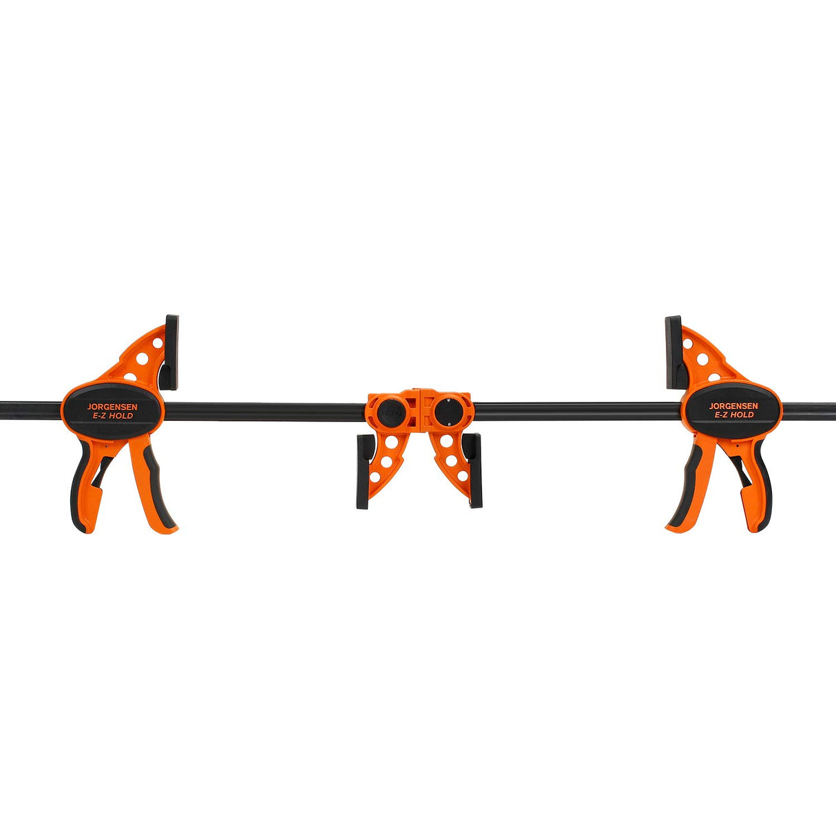 Jorgensen 24" One Hand Clamp/Spreader - 2-pack, Medium Duty, E-Z Hold Bar Clamps Set Jorgensen