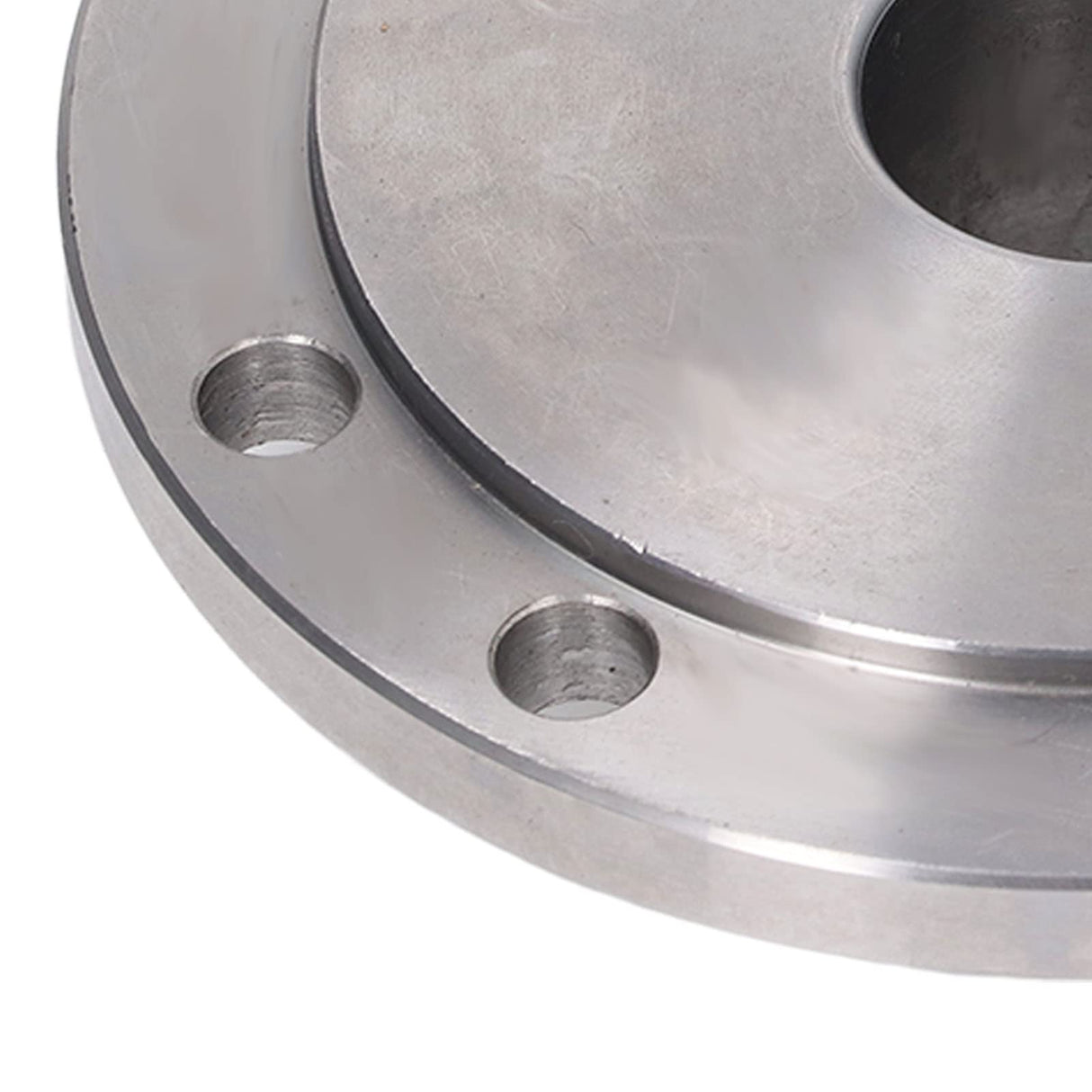 Lathe Flange, 6 Mounting Holes 125mm Chuck Connection Flange, High Manganese Steel Chuck Flange for K11-125 K12-125 K72-125 Back Plate for Self Focket