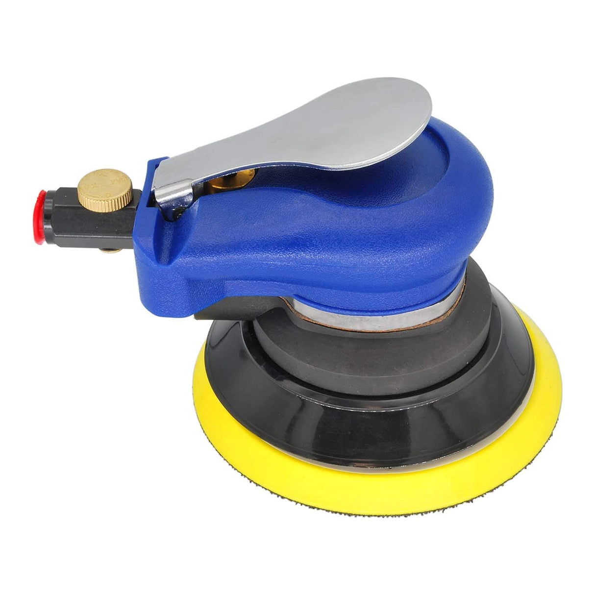 5 Inch Air Random Orbital Sander, Pneumatic Palm Sander tool with 10 Pcs Sandpapers, Air Sanders For Auto Body Work By Bowd BOWD