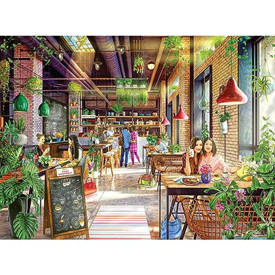 Cra-Z-Art - RoseArt - My Happy Place - Neighborhood Cafe - 750 Piece Jigsaw Puzzle
