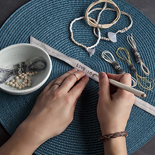 Craft Crush — Bracelet Box: Neutrals — Makes 9 Amazing Bracelets — Crafting Kits — For Ages 13+, Small Craft Crush