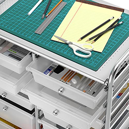 SimpleHouseware Utility Cart with 12 Drawers Rolling Storage Art Craft Organizer on Wheels Simple Houseware