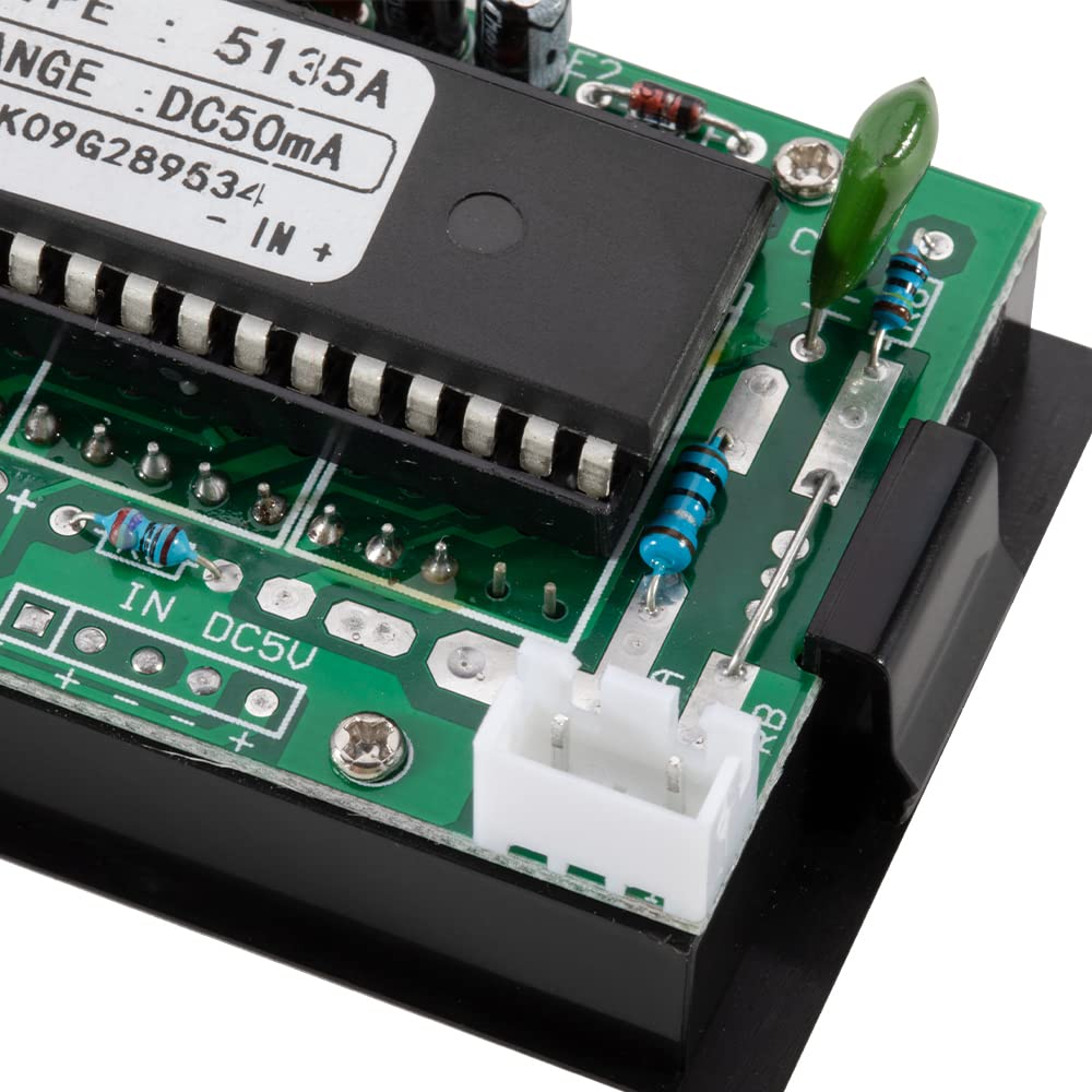 Cloudray 50mA Ammeter DC 0-50mA Analog Amp Panel Meter Current Tester Hua 85C1 (50mA (LED)) Cloudray