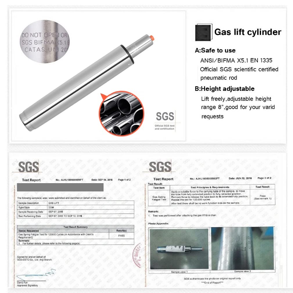 Kaleurrier Swivel Stool Chair Adjustable Height,Heavy Duty Hydraulic Rolling Metal Stool for Kitchen,Salon,Bar,Office,Massage (with Back Rest) Kaleurrier