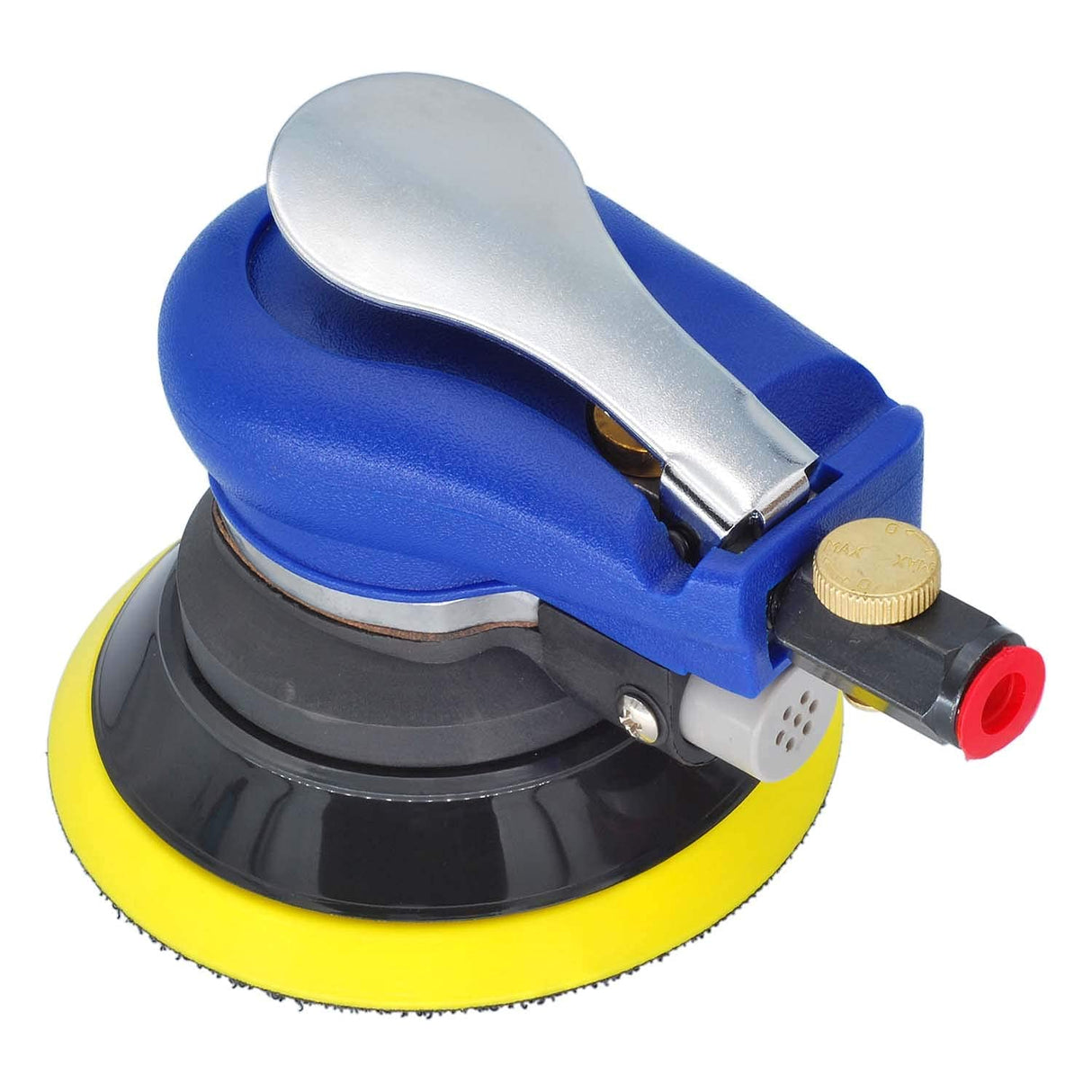5 Inch Air Random Orbital Sander, Pneumatic Palm Sander tool with 10 Pcs Sandpapers, Air Sanders For Auto Body Work By Bowd BOWD