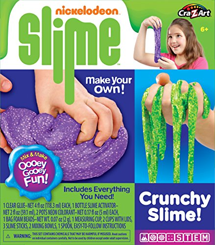 Cra-Z-Art Nickelodeon Crunchy Slime Kit, Brown/a (18871) Cra-Z-Art