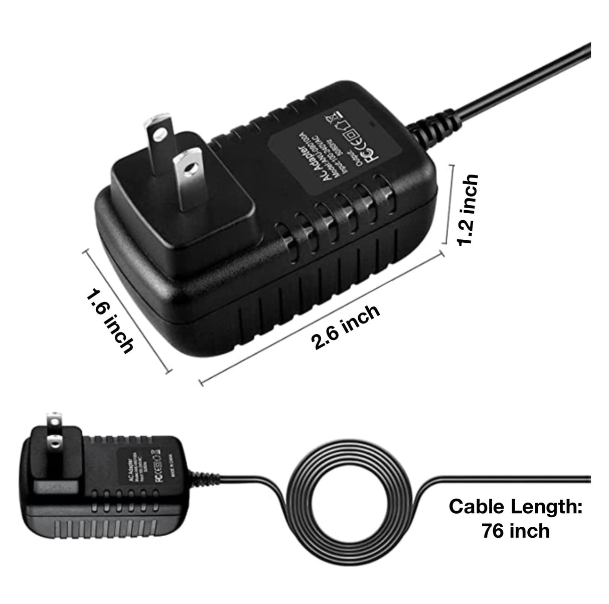 Onerbl New Global AC DC Adapter Replacement for Droll Yankees Yankee Flipper Squirrel Proof Bird Feeders GFD06 0501000U GFD060501000U Lithium Ion onerbl