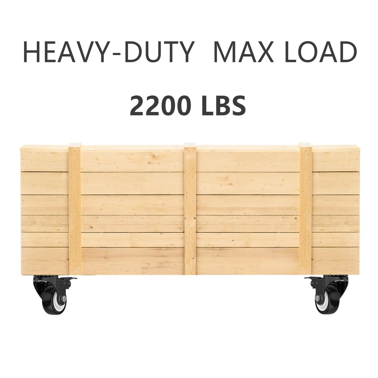 2 Inch Wheel Casters,Set of 4 Heavy Duty,Black Industrial Casters with Brake, Locking Casters for Furniture and Workbench for Cart,Top Plate Swivel JIN FU TOU