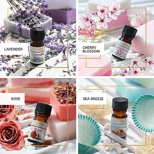 Illumive Soap Making Kit-Includes Soap Making Supplies | Soap Molds, Soap Base, Soap Box. Great DIY Kits for Adults. Inclusive Soap Making kit for Illumive