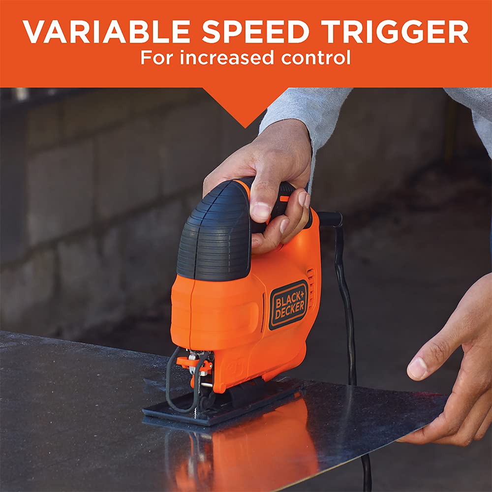 BLACK+DECKER Jig Saw, 4.5 -Amp (BDEJS300C) BLACK+DECKER