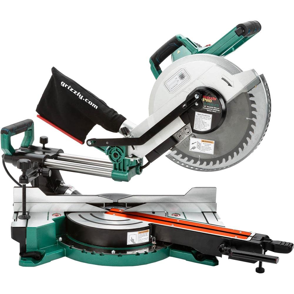Grizzly PRO T31635-12" Double-Bevel Sliding Compound Miter Saw Grizzly PRO