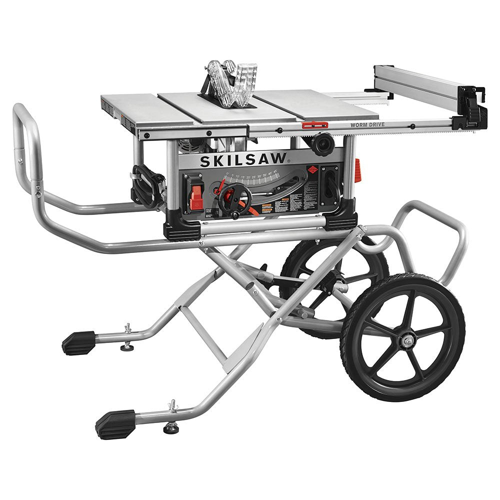 SKIL 10 Inch Heavy Duty Worm Drive Table Saw with Stand - SPT99-11 SKILSAW