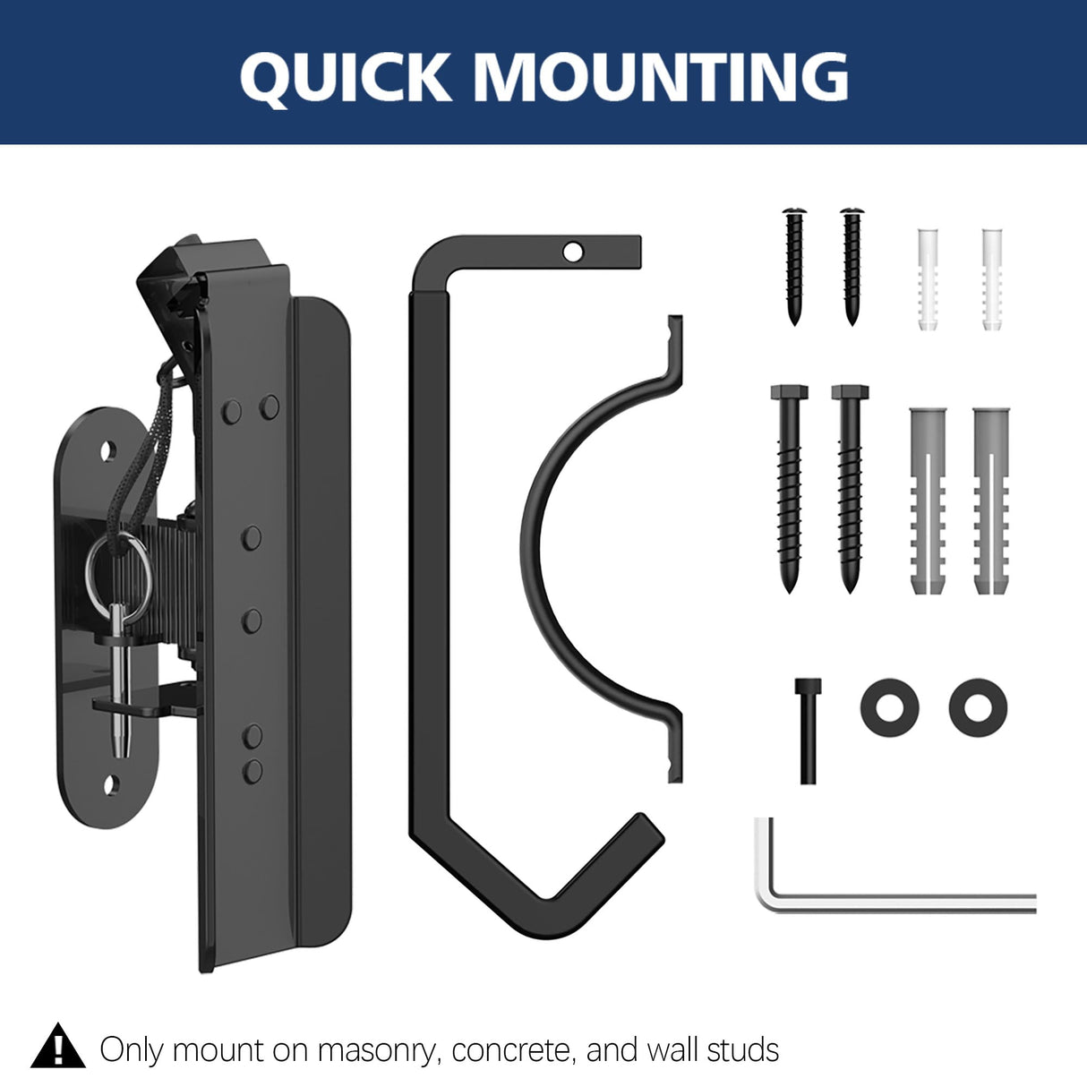 Kesito Swivel Bike Wall Mount, Vertical Bicycle Rack for Garage, Wall Mounted Bike Hanger Hook, Hanging Bike Storage Garage Organization, 4 Packs Kesito