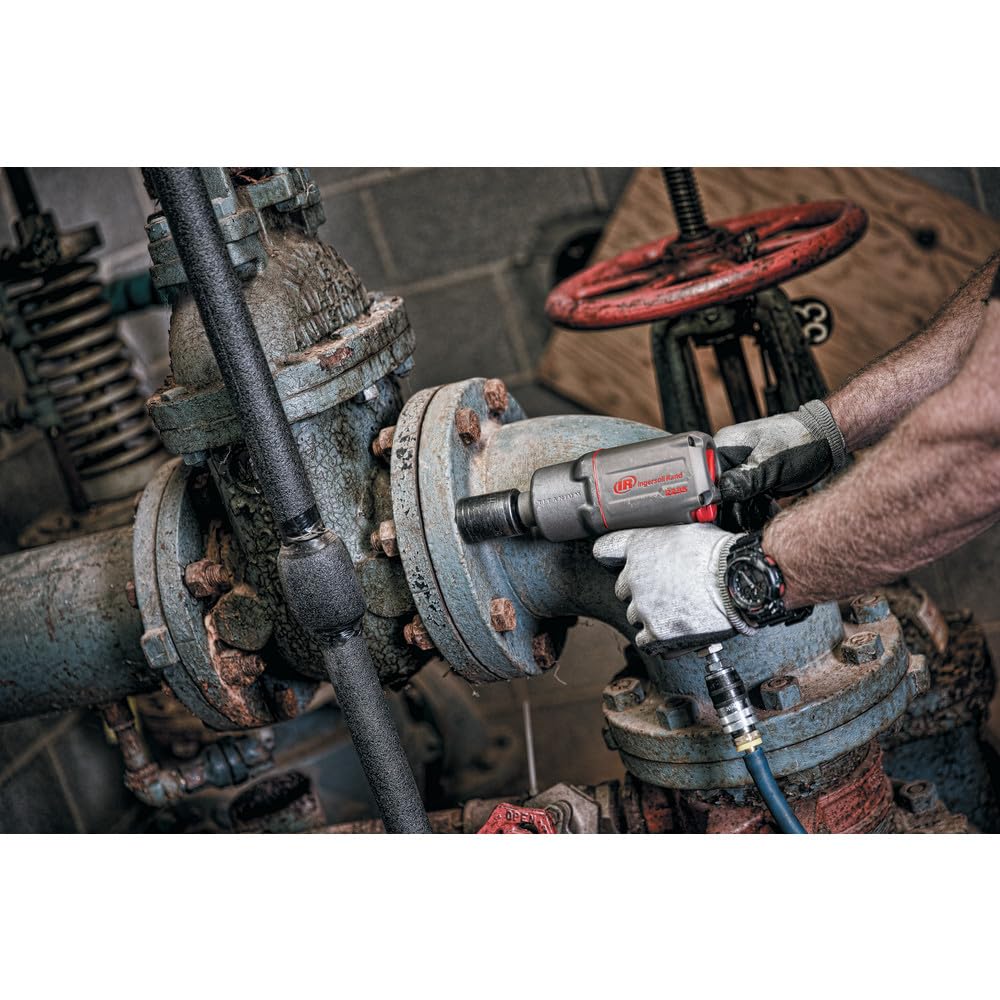 Ingersoll Rand 2235TiMAX 1/2” Drive Air Impact Wrench – Lightweight 4.6 lb Design, Powerful Torque Output Up to 1,350 ft-lbs, Titanium Hammer Case, Ingersoll Rand